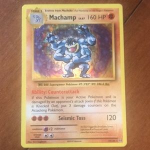 Rare 2016 Machamp Pokémon Card